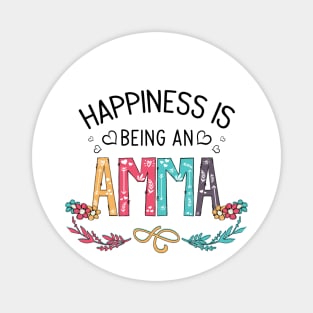 Happiness Is Being An Amma Wildflowers Valentines Mothers Day Magnet